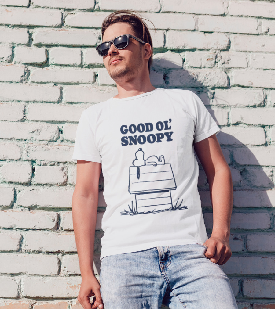 Good Ol’ Snoopy Lying On Doghouse T-Shirt