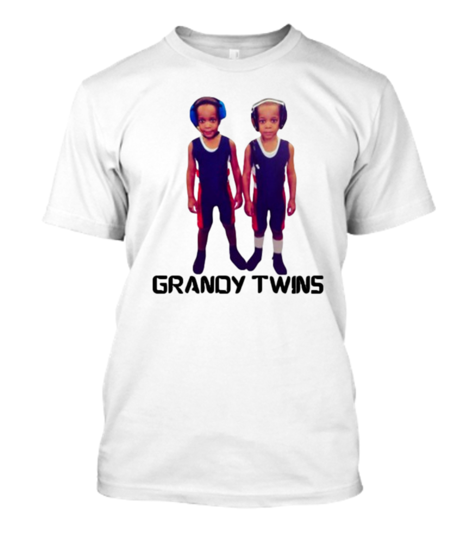 Grandytwinsboxing Baby Grandy Twins Wrestling Outfit T-Shirt