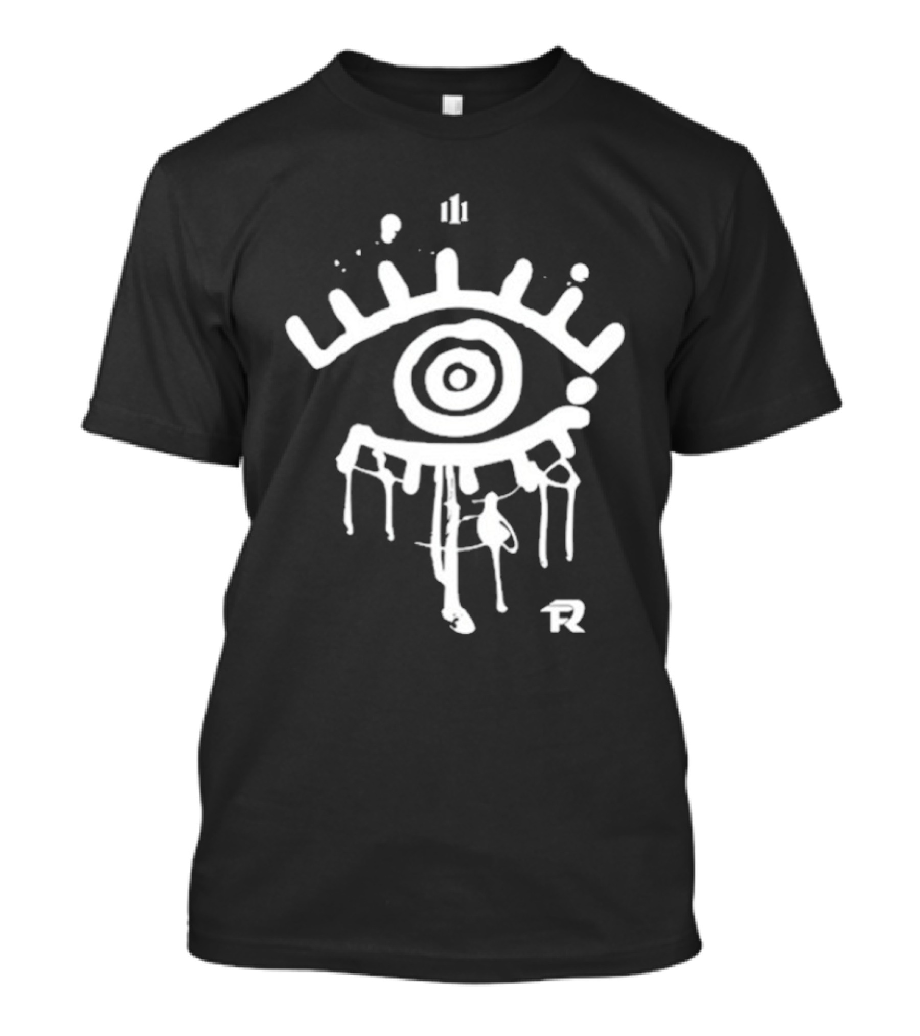 Fuerza Regida 111xpantia Eye Symbol With Iconic Dripping Style T-Shirt