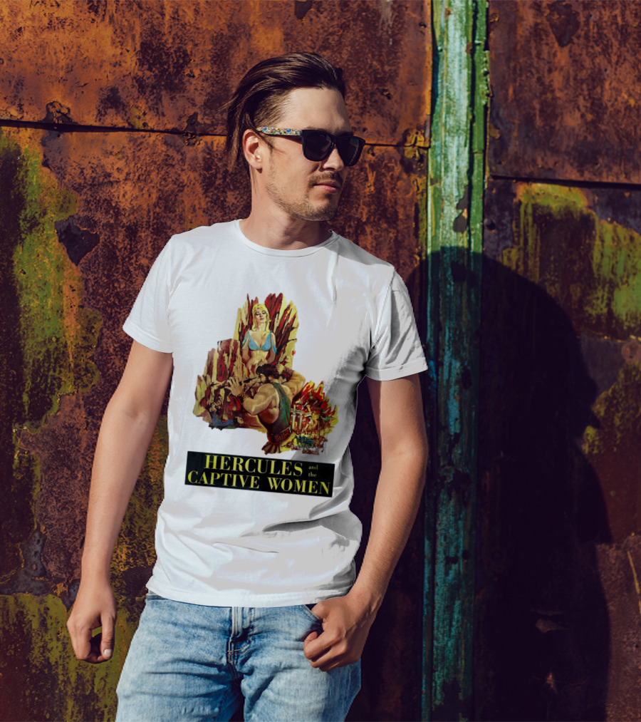 Hercules And The Captive Women Classic Movie Vintage Art T-Shirt
