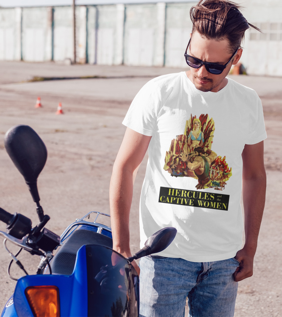 Hercules And The Captive Women Classic Movie Vintage Art T-Shirt