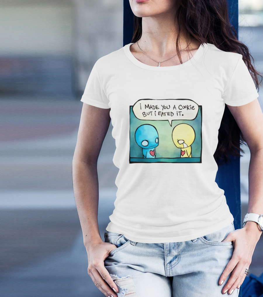 Hot Topic Pon And Zi Comic I Made You A Cookie But I Eated It T-Shirt