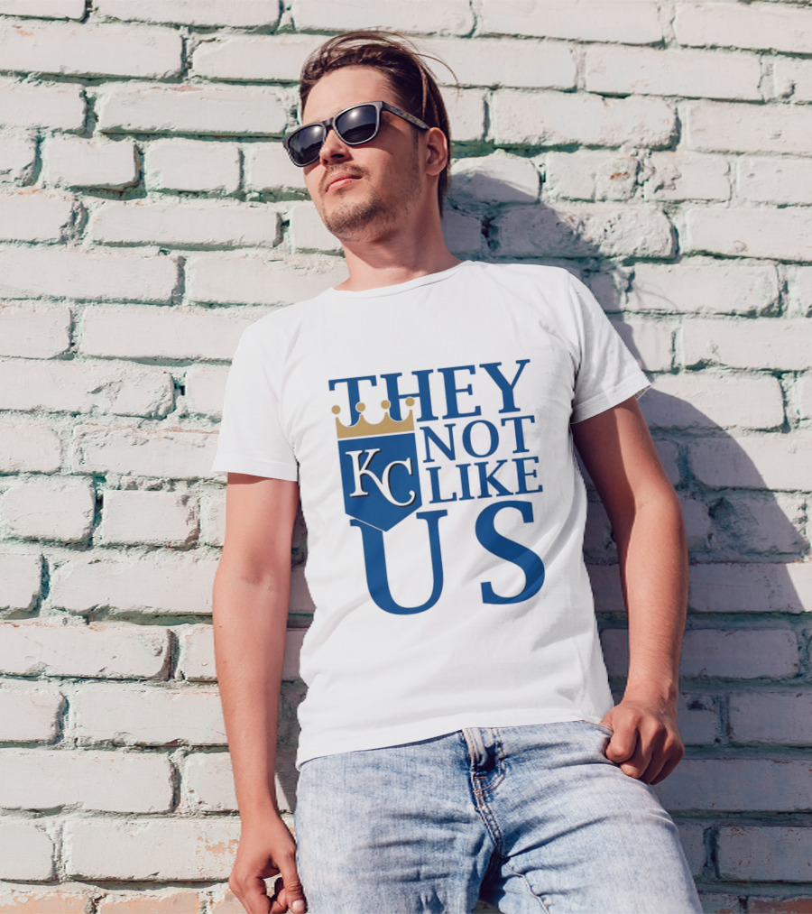 They Not Like Us KC Royals Crown Icon T-Shirt