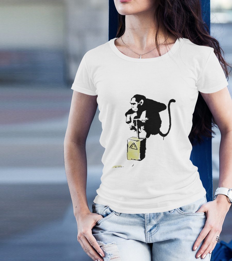 Lex Luthor Bricks Bomb Banana Banksy Influenced T-Shirt