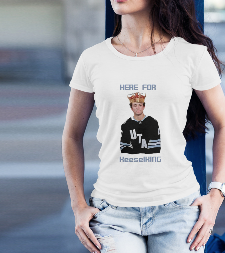 Here For Kesselking Crowned Hockey Player T-Shirt