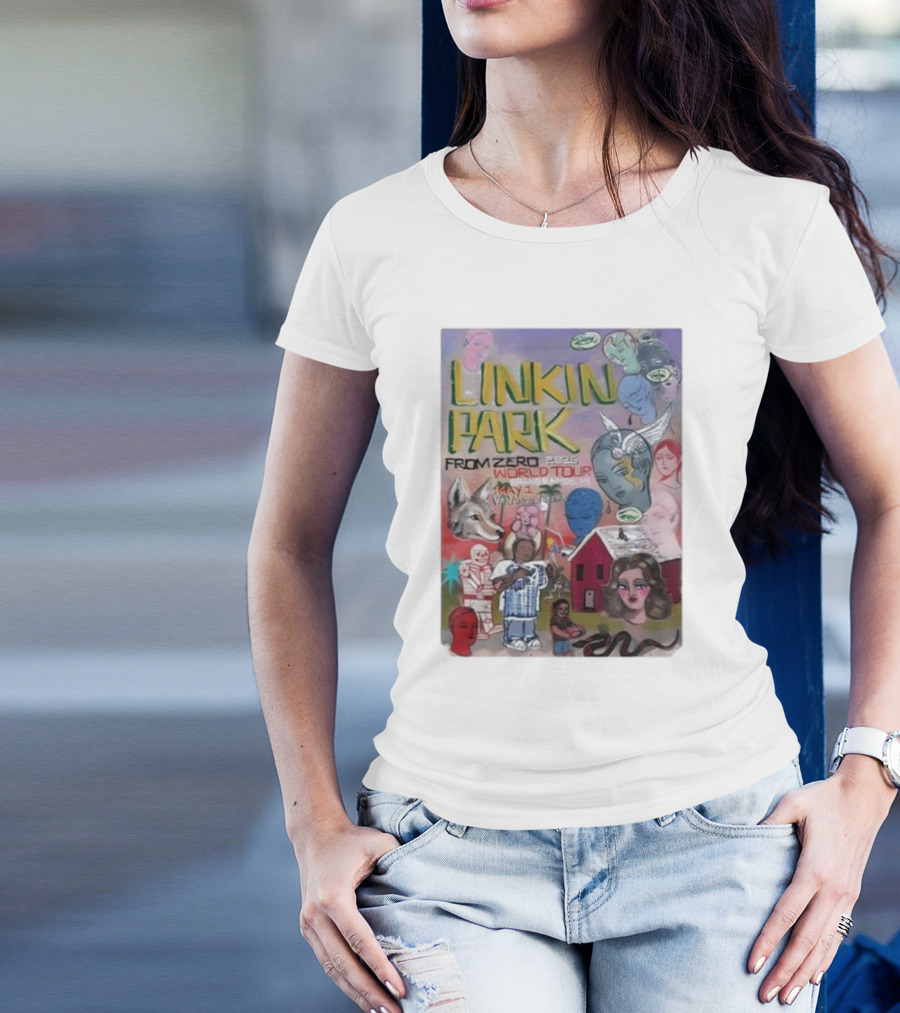 Linkin Park From Zero 2025 World Tour Van Andel Arena Grand Rapids MI May 1st Sofia Enriquez T-Shirt