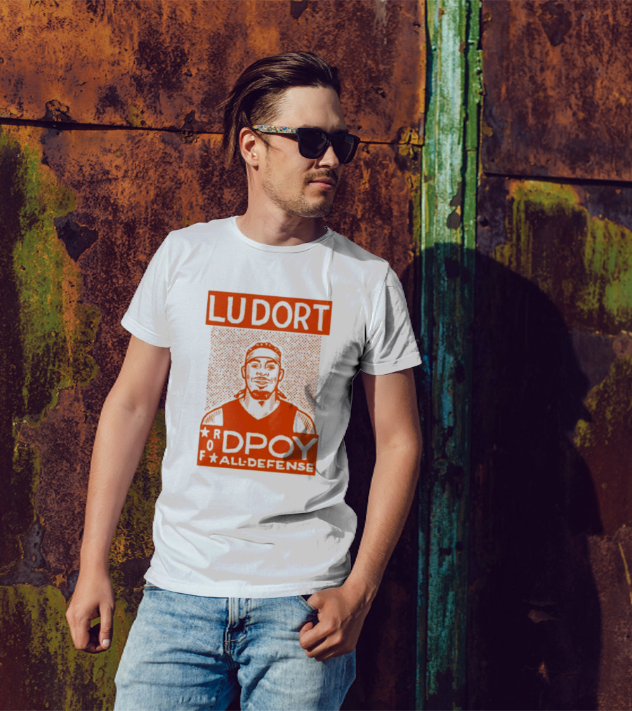 Lu Dort DPOY All Defense Recognition Graphic T-Shirt