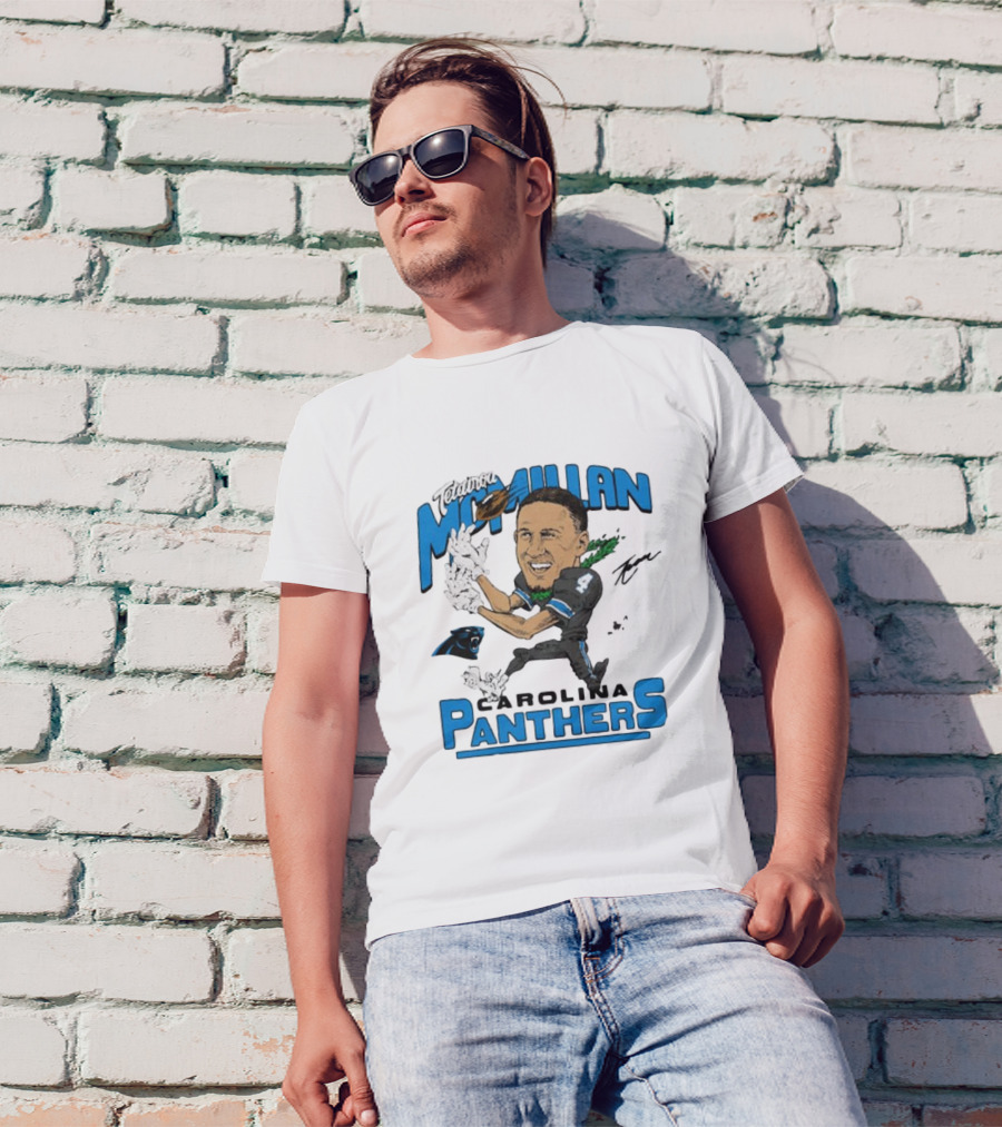 Tetairoa McMillan Carolina Panthers Signature T-Shirt