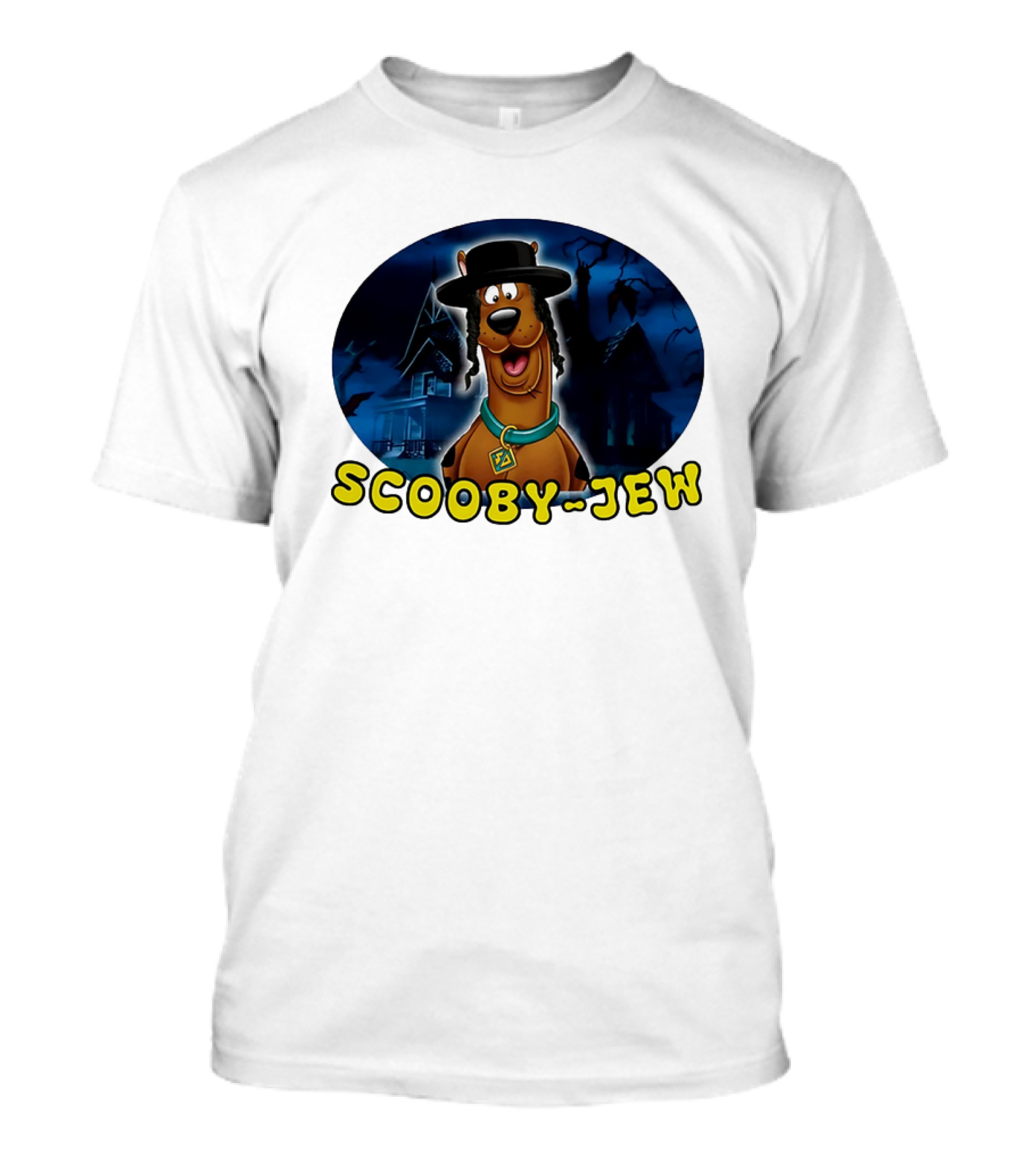 Scooby-Jew Halloween Haunted House Parody T-Shirt