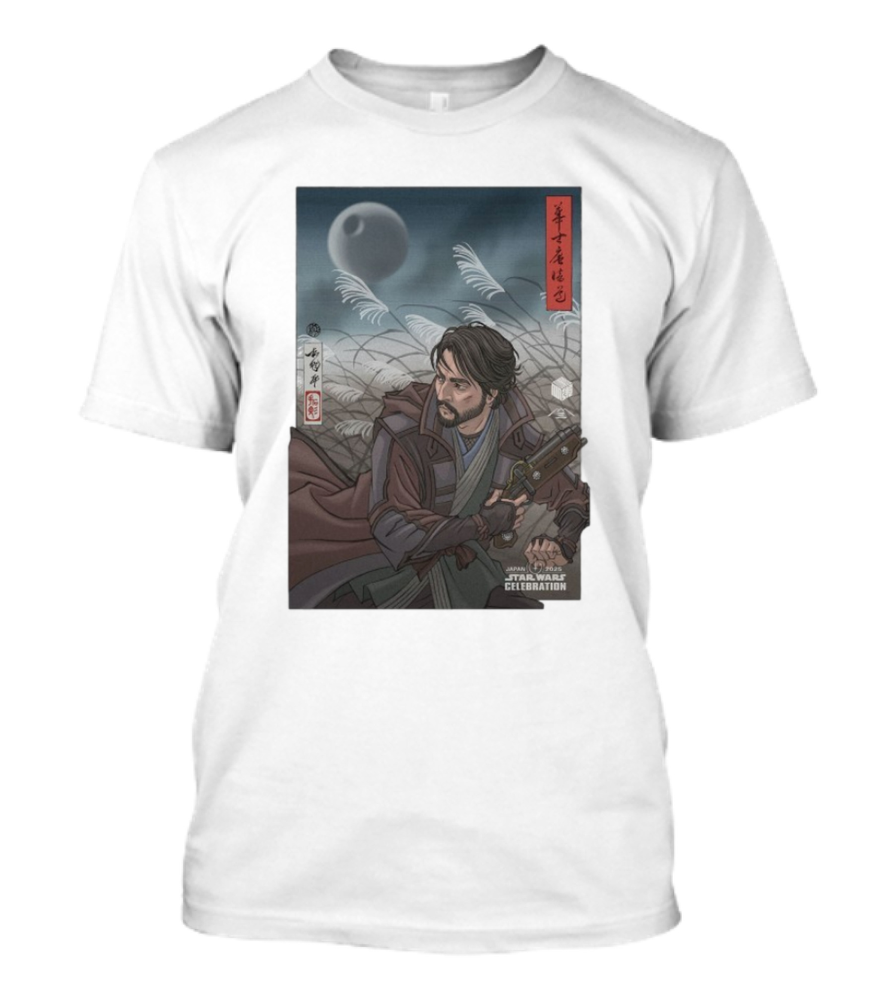 Japan 2025 Star Wars Celebration Cassian Andor Badge Art Final Reveal T-Shirt