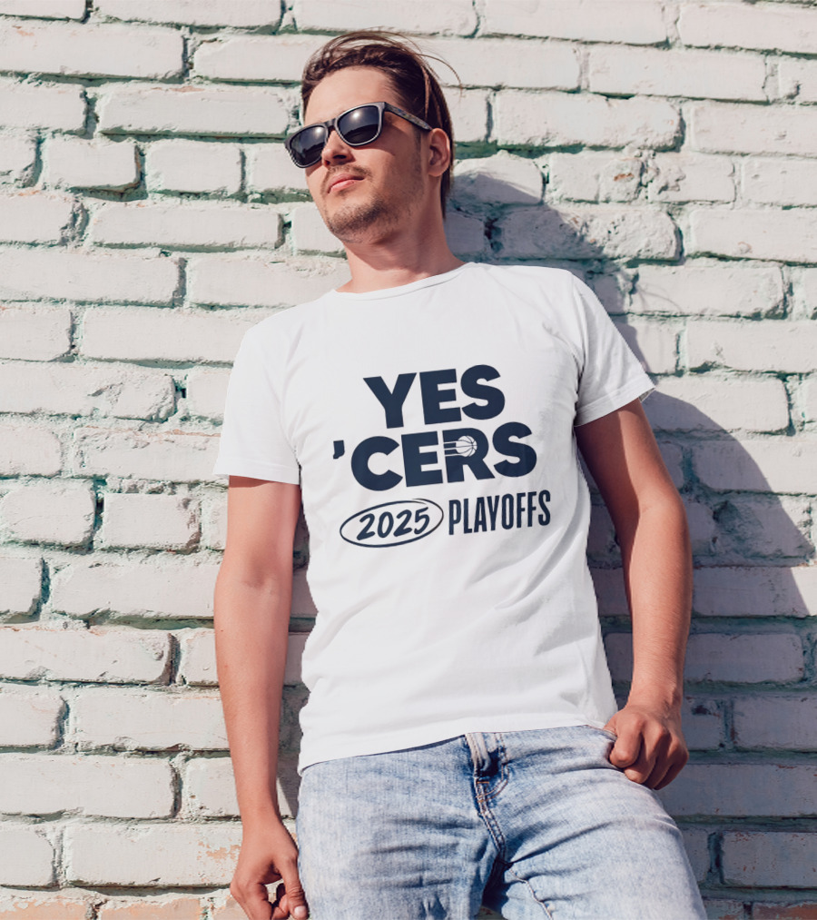YES 'CERS 2025 NBA Playoffs Basketball T-Shirt
