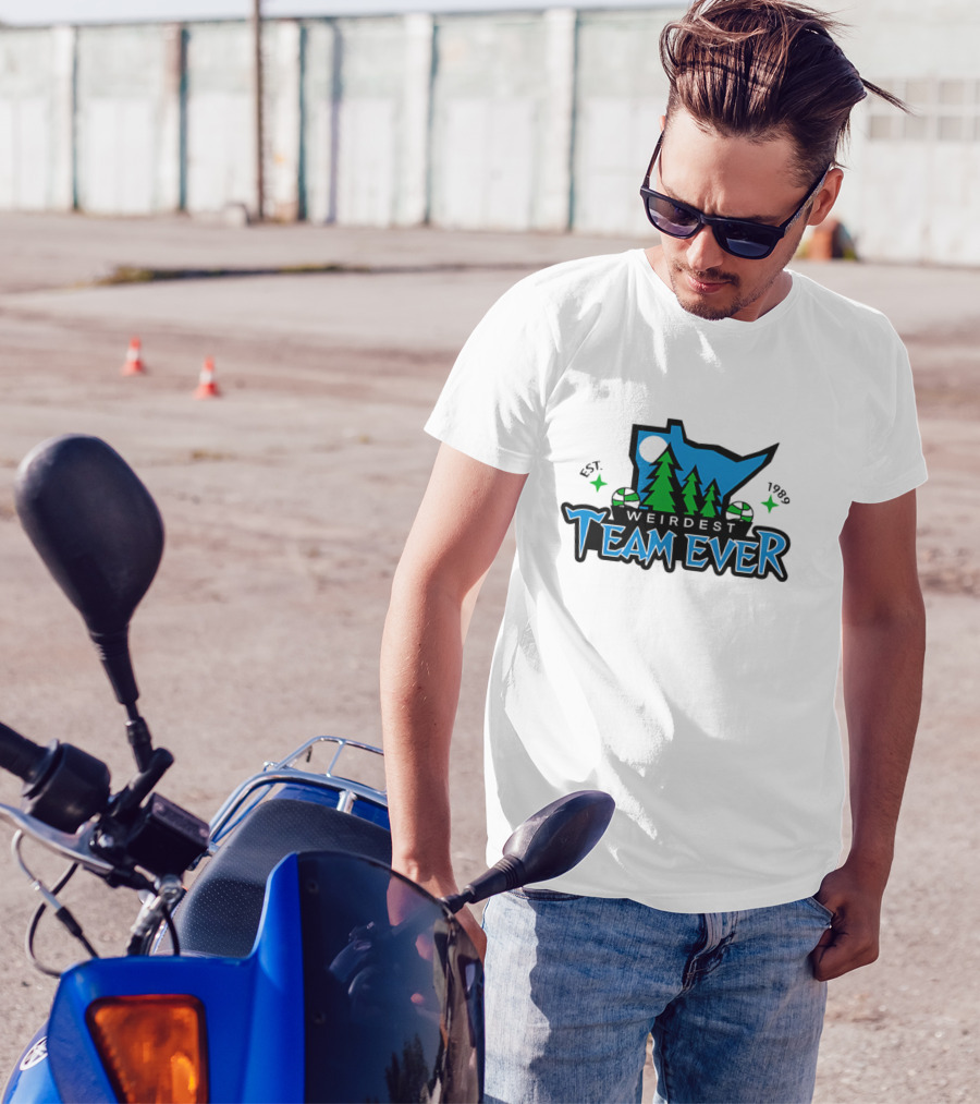 Weirdest Team Ever Forest Trees Established 1989 T-Shirt