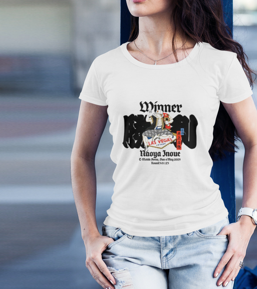 Winner Naoya Inoue Las Vegas Nevada 25 De Julio 2023 T-Shirt