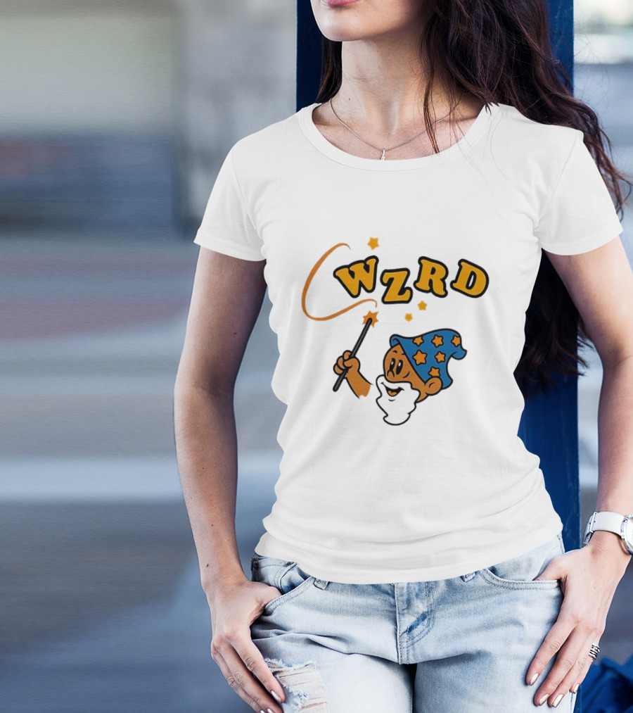 Wzrd Wizard Hat Stars And Wand Graphic T-Shirt