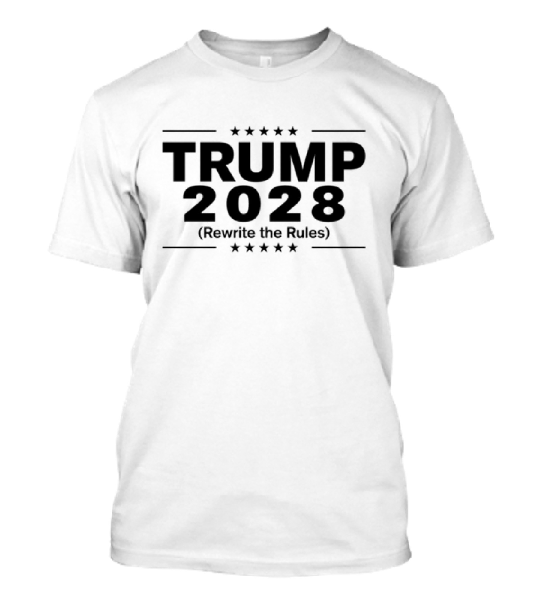 Trump 2028 Rewrite The Rules Stars And Stripes T-Shirt