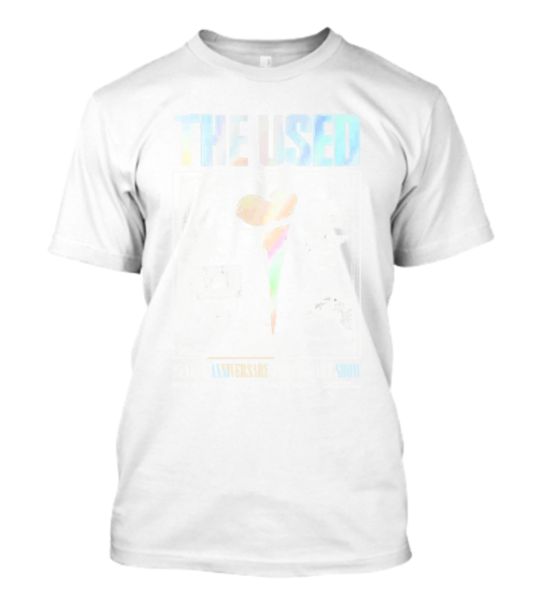 The Used Band 25 Year Anniversary Pop Up Art Show May 9 2025 Secret Walls HQ Los Angeles CA T-Shirt
