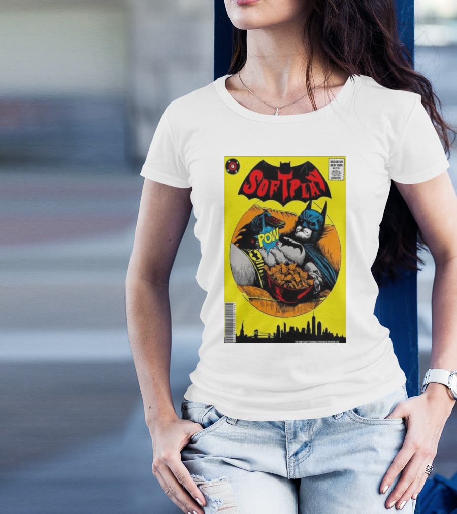 Soft Play Brooklyn New York Batman Comic Cereal Pow 2025 T-Shirt