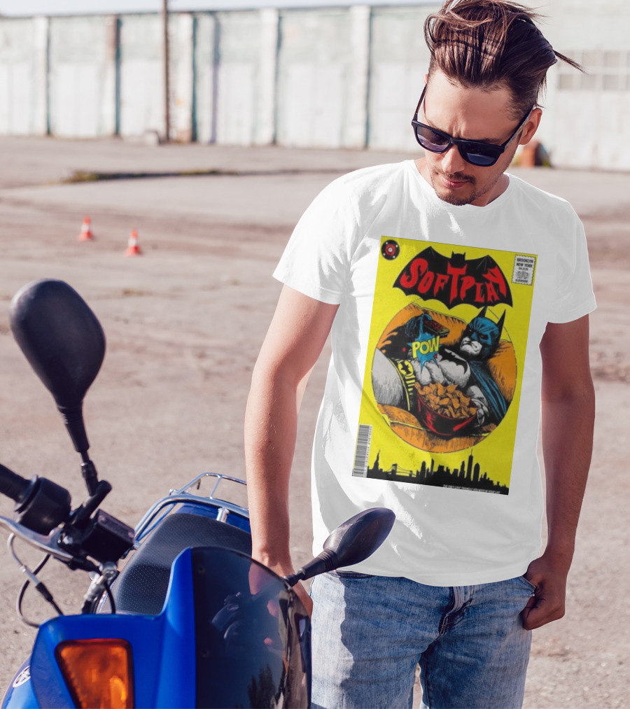 Soft Play Brooklyn New York Batman Comic Cereal Pow 2025 T-Shirt