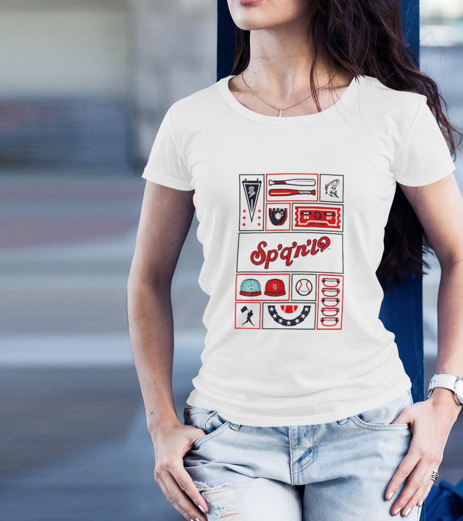 Spokane Indians Ballpark Fun Elements Sp'q'n'iʕ T-Shirt