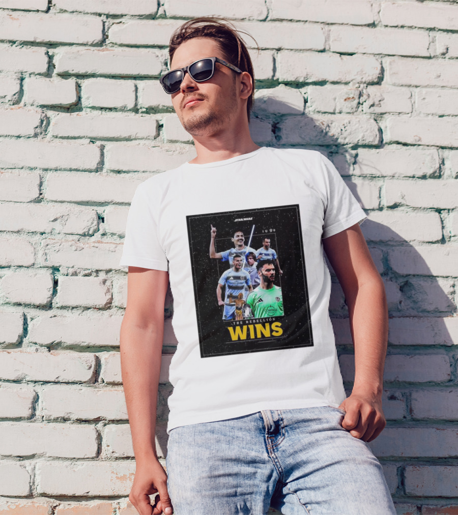Star Wars The Rebellion Wins Featuring Sporting Kansas City Players T-Shirt