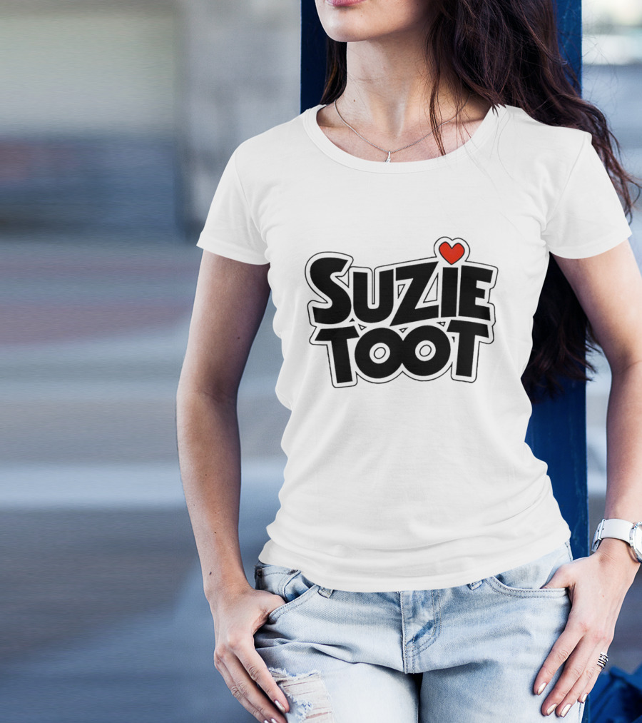 Suzie Toot Heart With Red Love Symbol T-Shirt