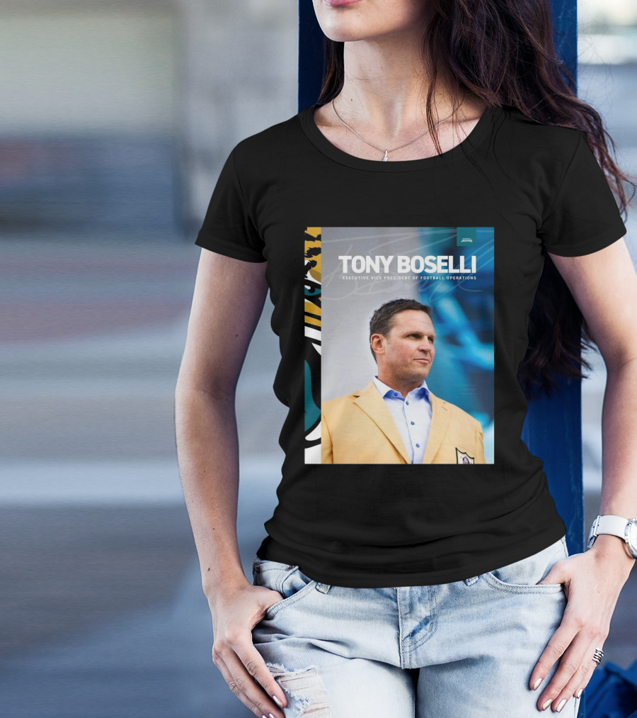 Jacksonville Jaguars Tony Boselli Executive Vice President Of Football Operations T-Shirt