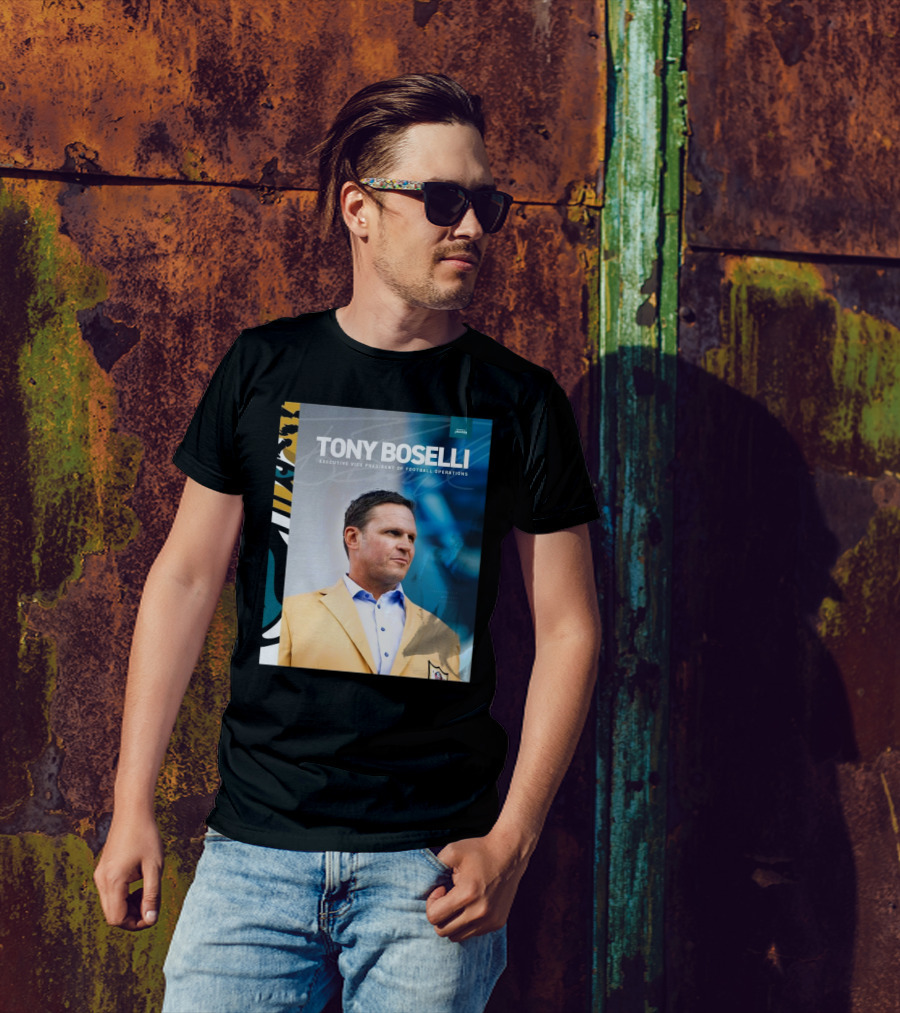 Jacksonville Jaguars Tony Boselli Executive Vice President Of Football Operations T-Shirt