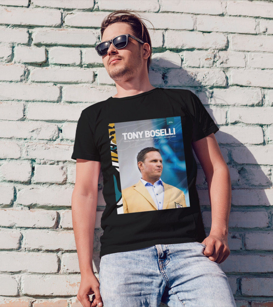 Jacksonville Jaguars Tony Boselli Executive Vice President Of Football Operations T-Shirt