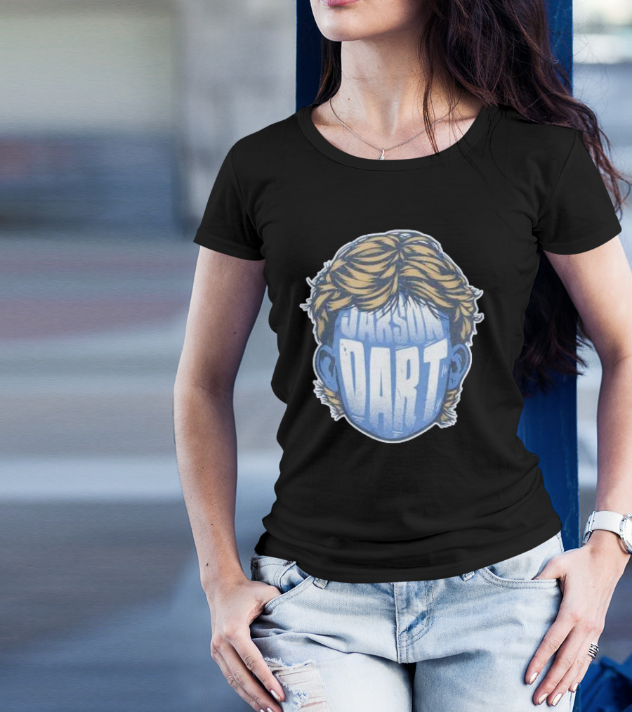 Jaxson Dart Text Face With Blonde Hair T-Shirt