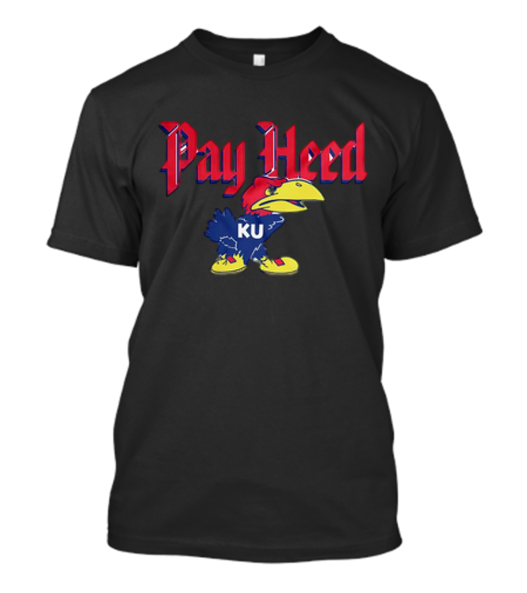 KU Jayhawk Pay Heed T-Shirt