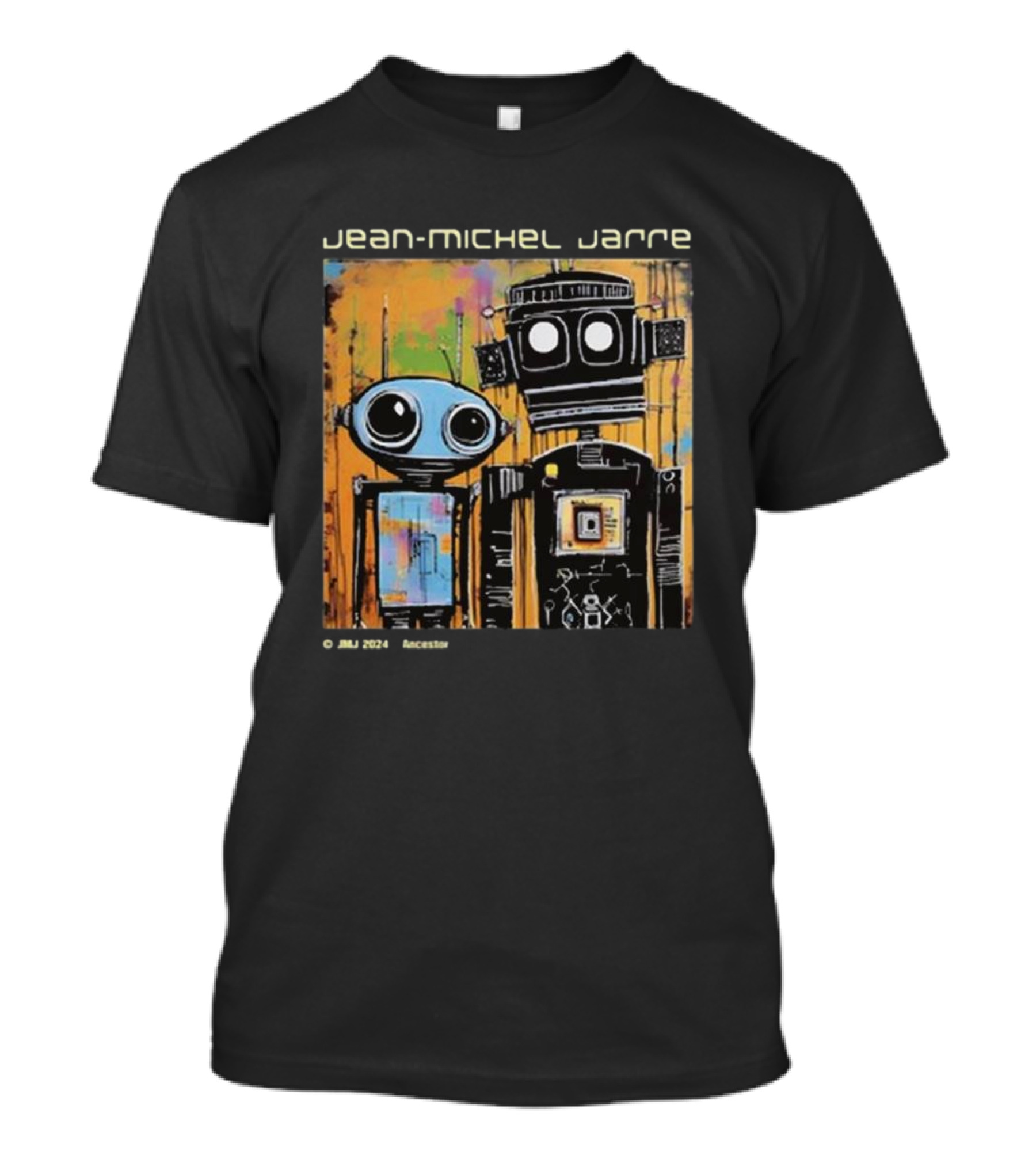 Jean-Michel Jarre Ancestor Two Robots Artwork T-Shirt