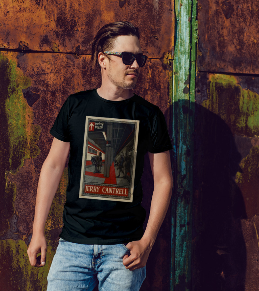 Irving Plaza February 5 2025 New York NY Jerry Cantrell Wolves Subway T-Shirt