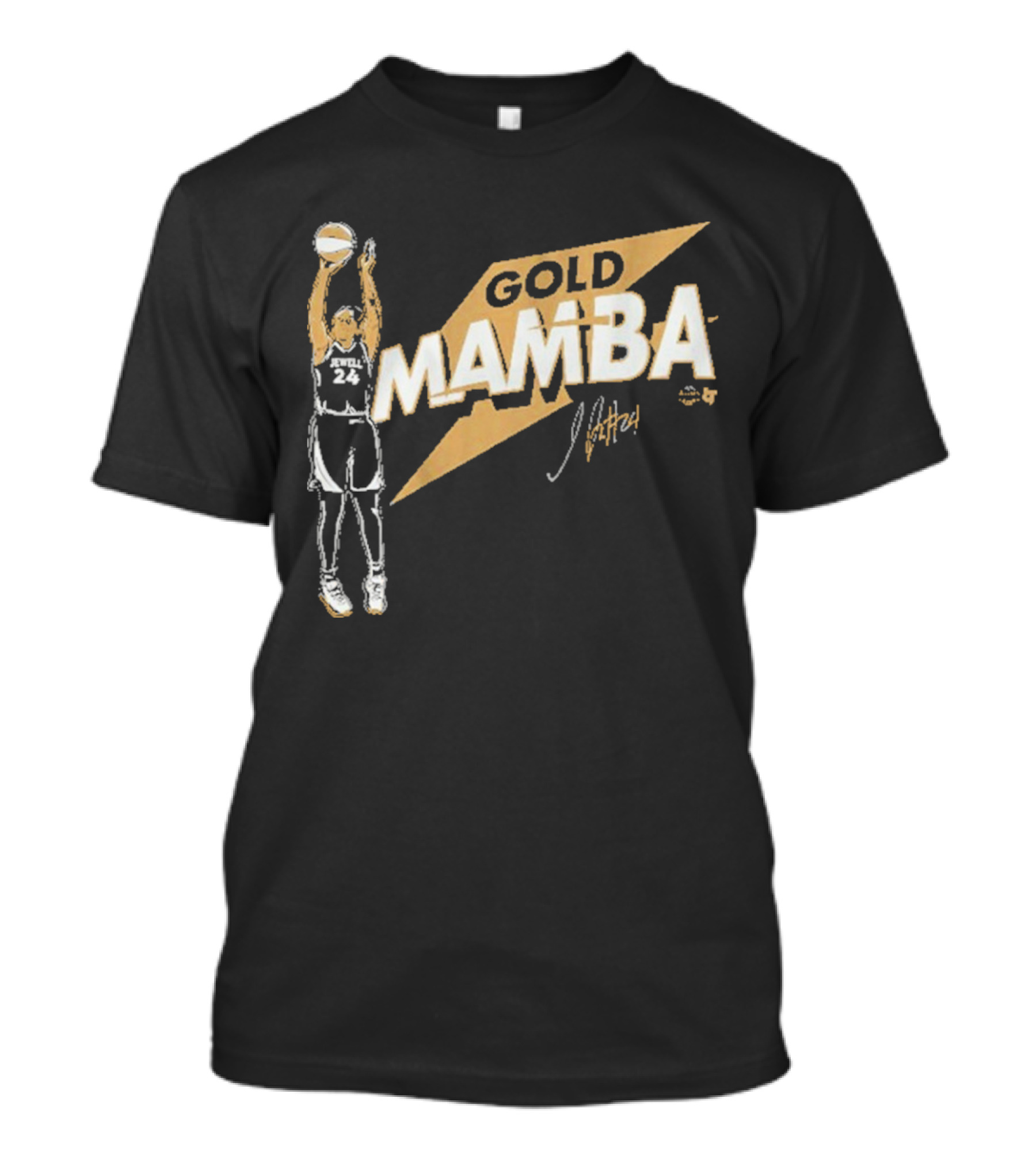Gold Mamba Jewell Loyd Basketball Graphic T-Shirt