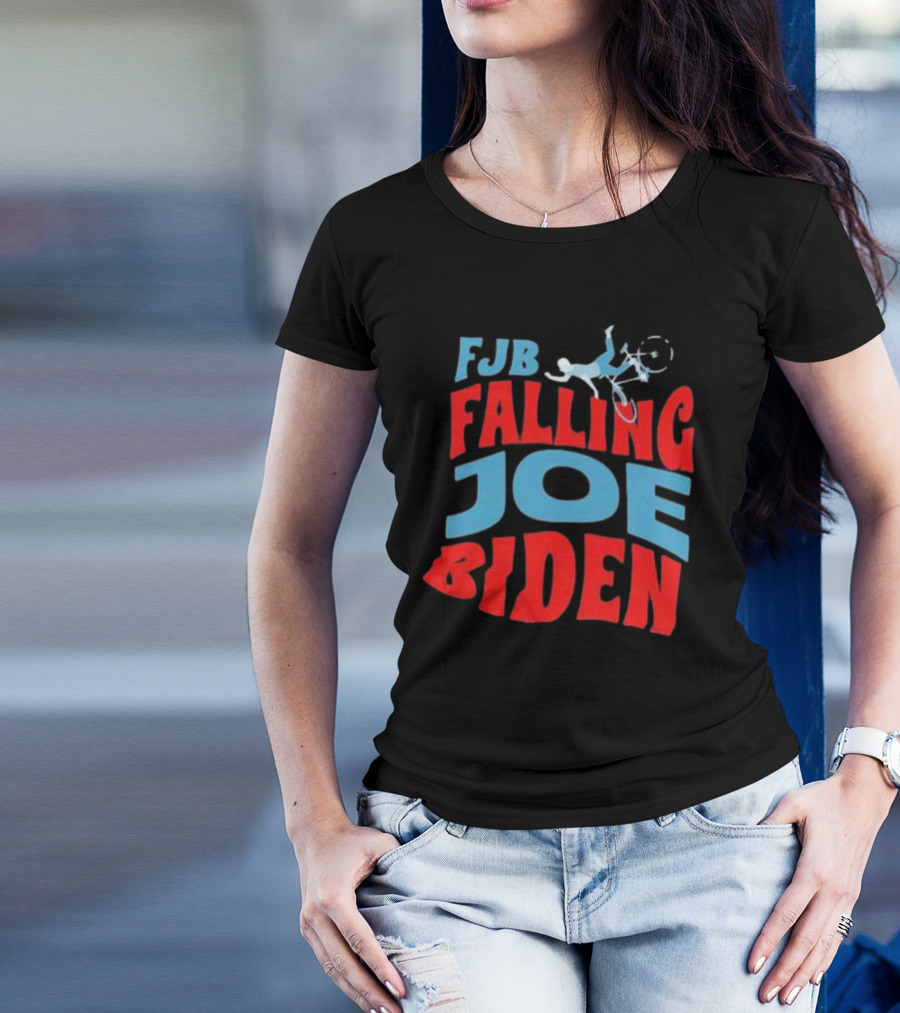 FJB Falling Joe Biden Bicycle T-Shirt