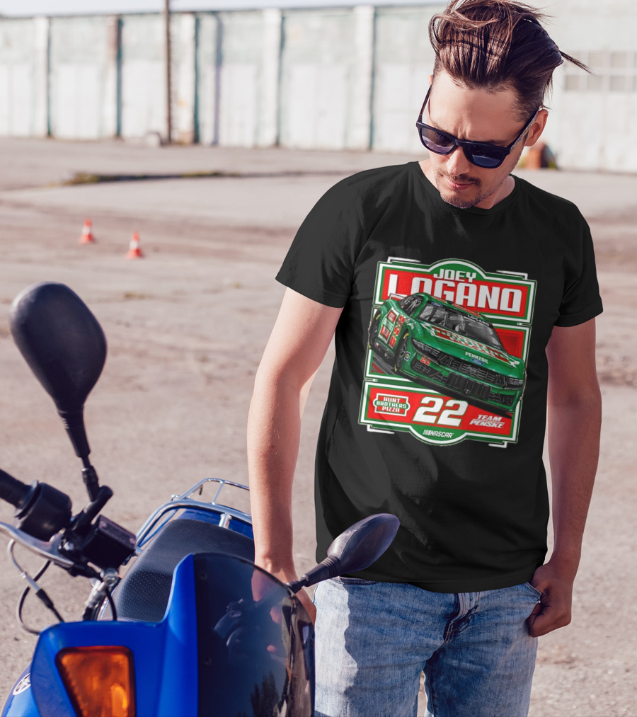 Joey Logano 22 Team Penske Hunt Brothers Pizza NASCAR Pennzoil Car T-Shirt