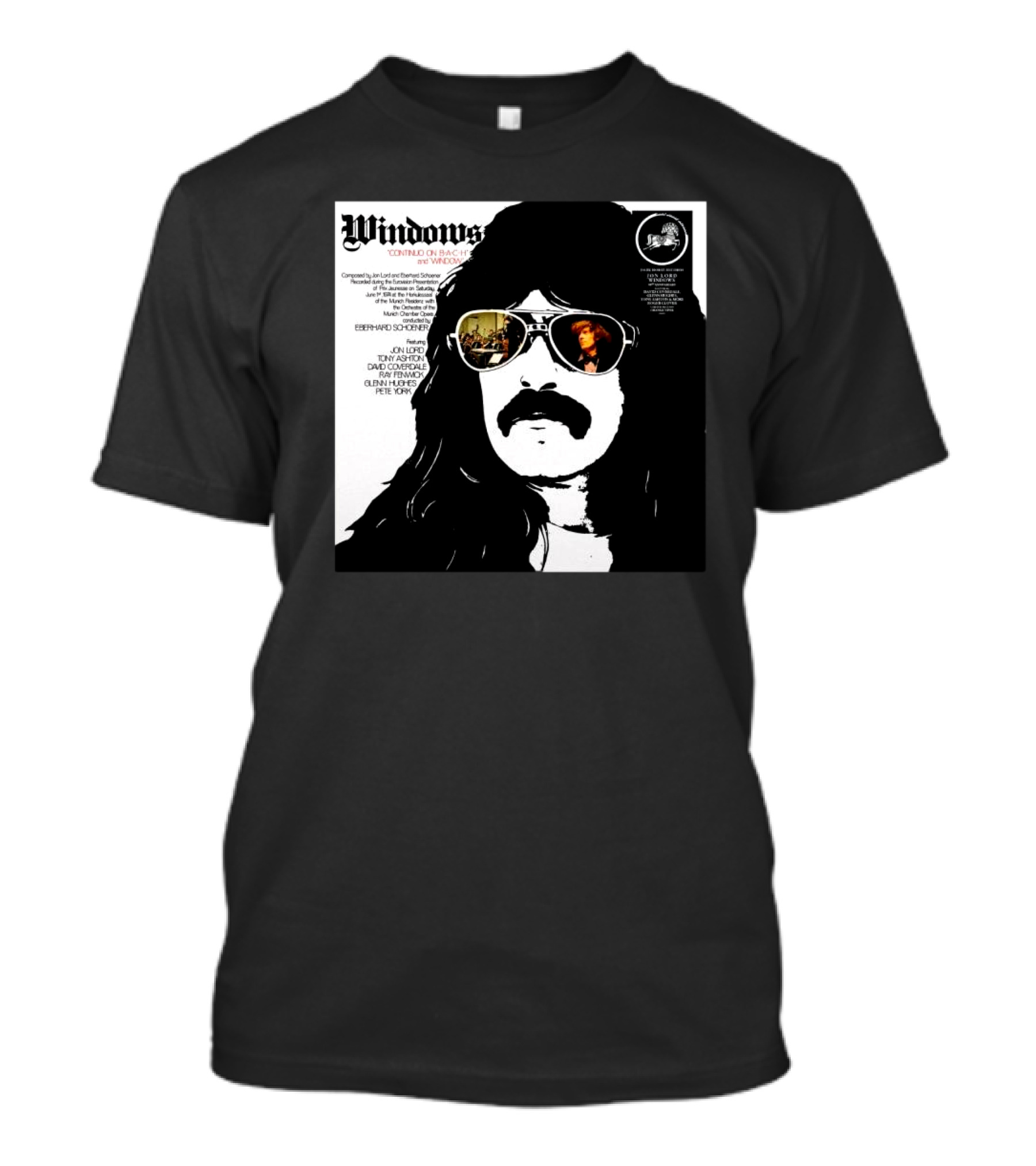 Windows Jon Lord Continuo On Bach Featuring Tony Ashton David Coverdale 16th May 2025 T-Shirt