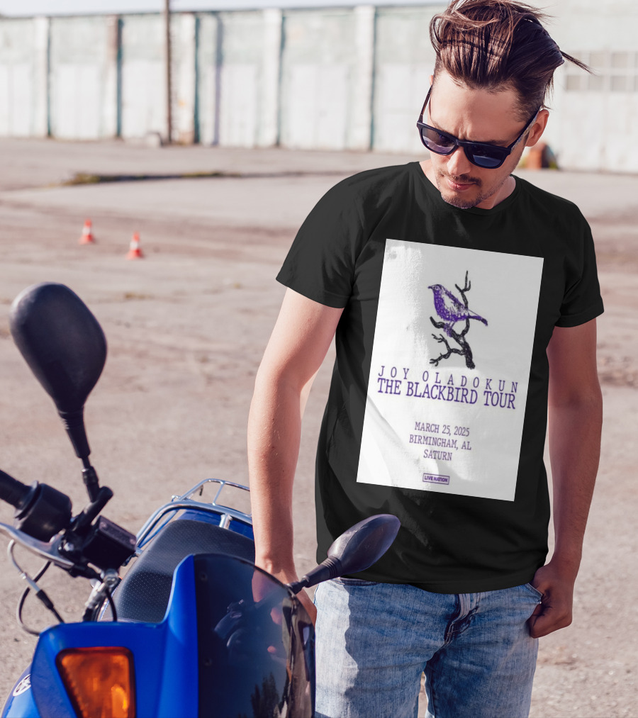 Joy Oladokun The Blackbird Tour Birmingham AL March 25 2025 Saturn T-Shirt