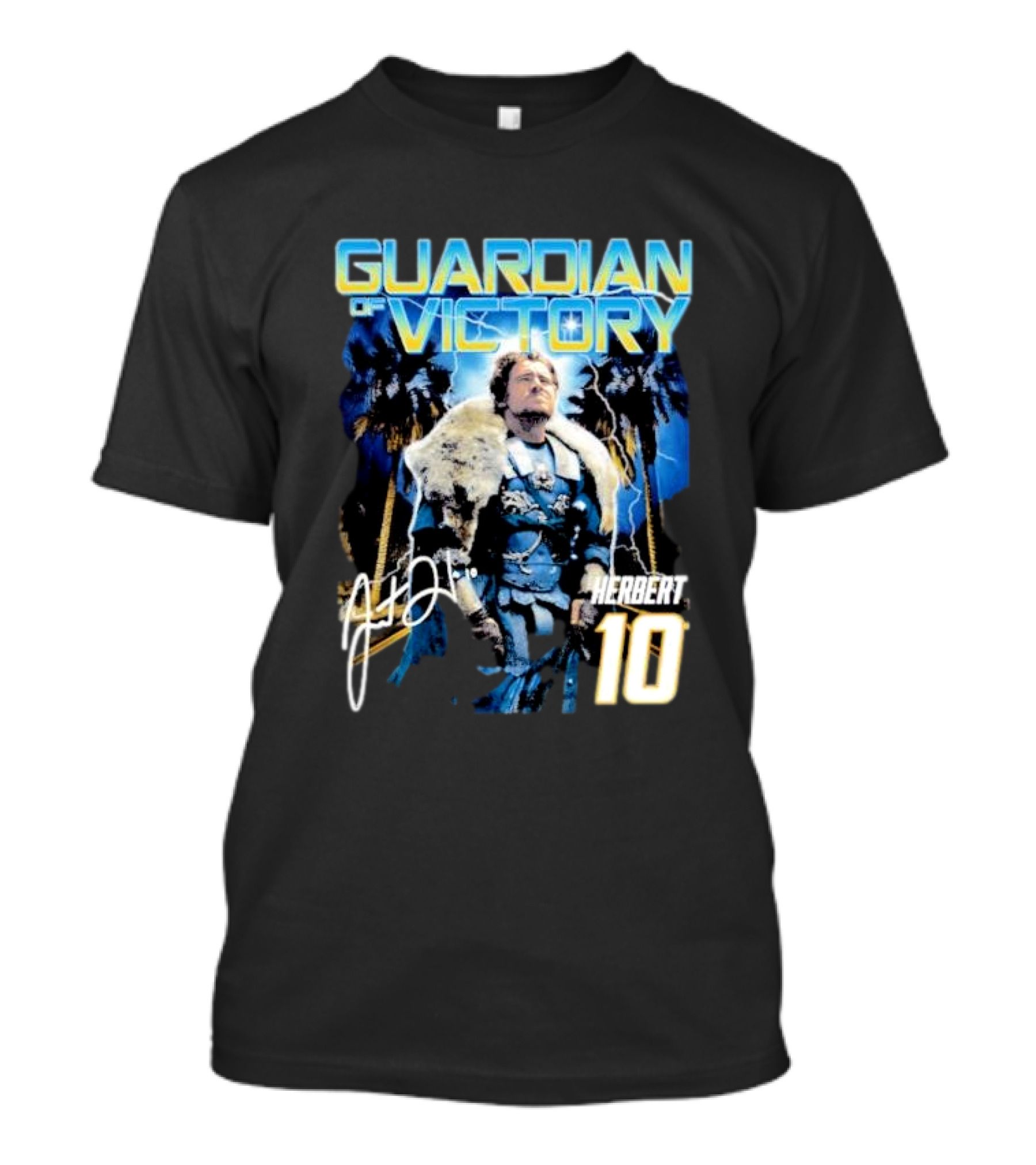 Guardian Of Victory Justin Herbert Chargers 10 T-Shirt
