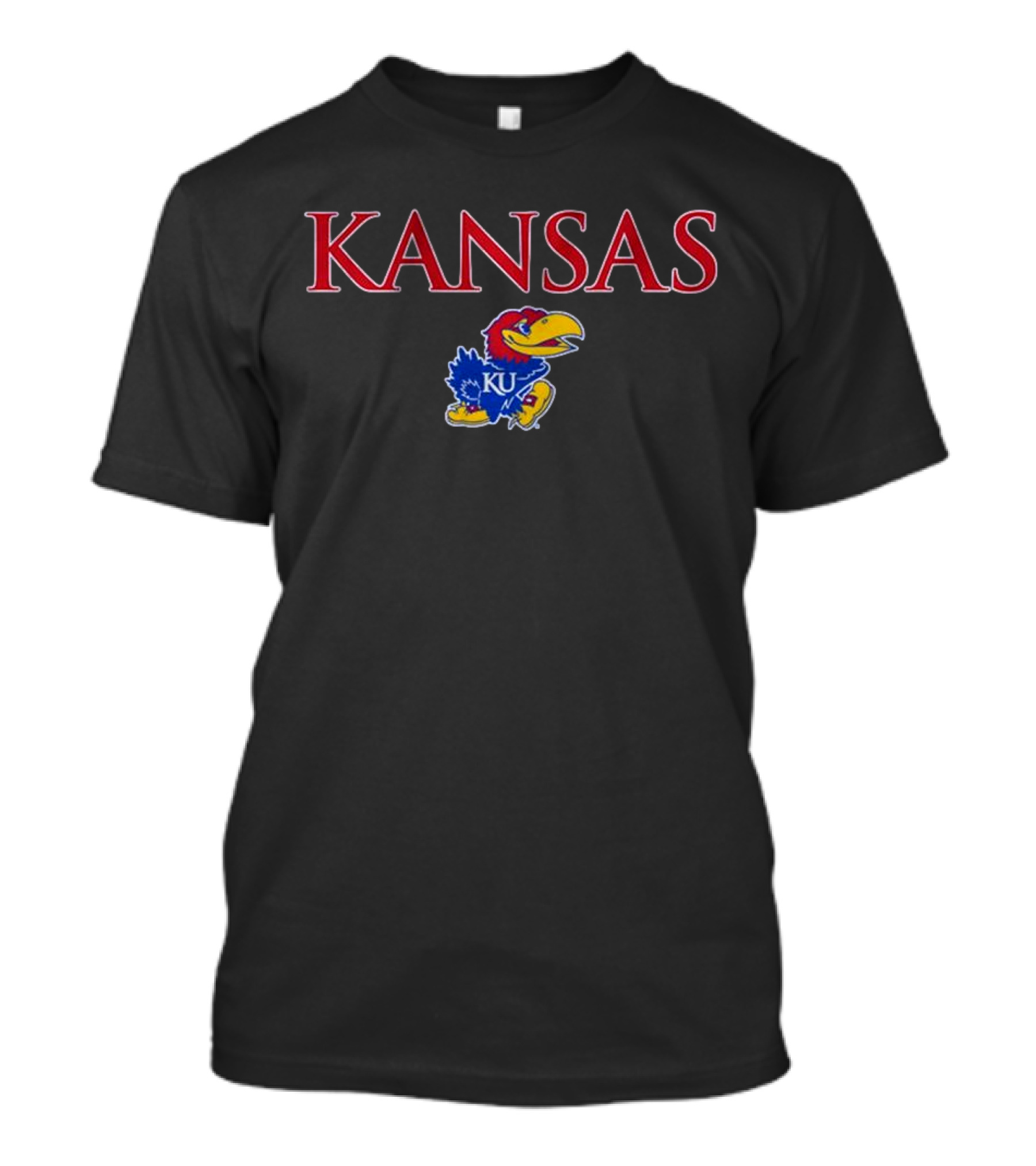 ```Kansas Jayhawks KU Basketball Wordmark``` T-Shirt