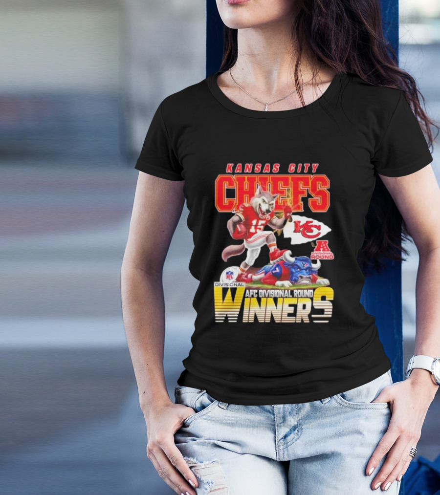 Kansas City Chiefs AFC Divisional Round Winners Defeat Houston Texans T-Shirt