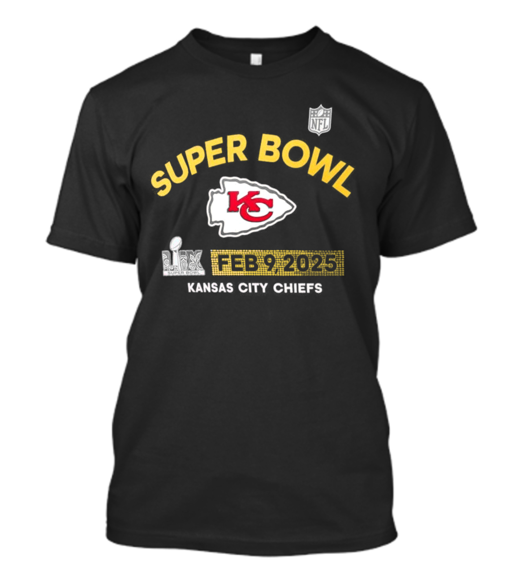 Super Bowl LIX Kansas City Chiefs Feb 9 2025 KC Logo T-Shirt
