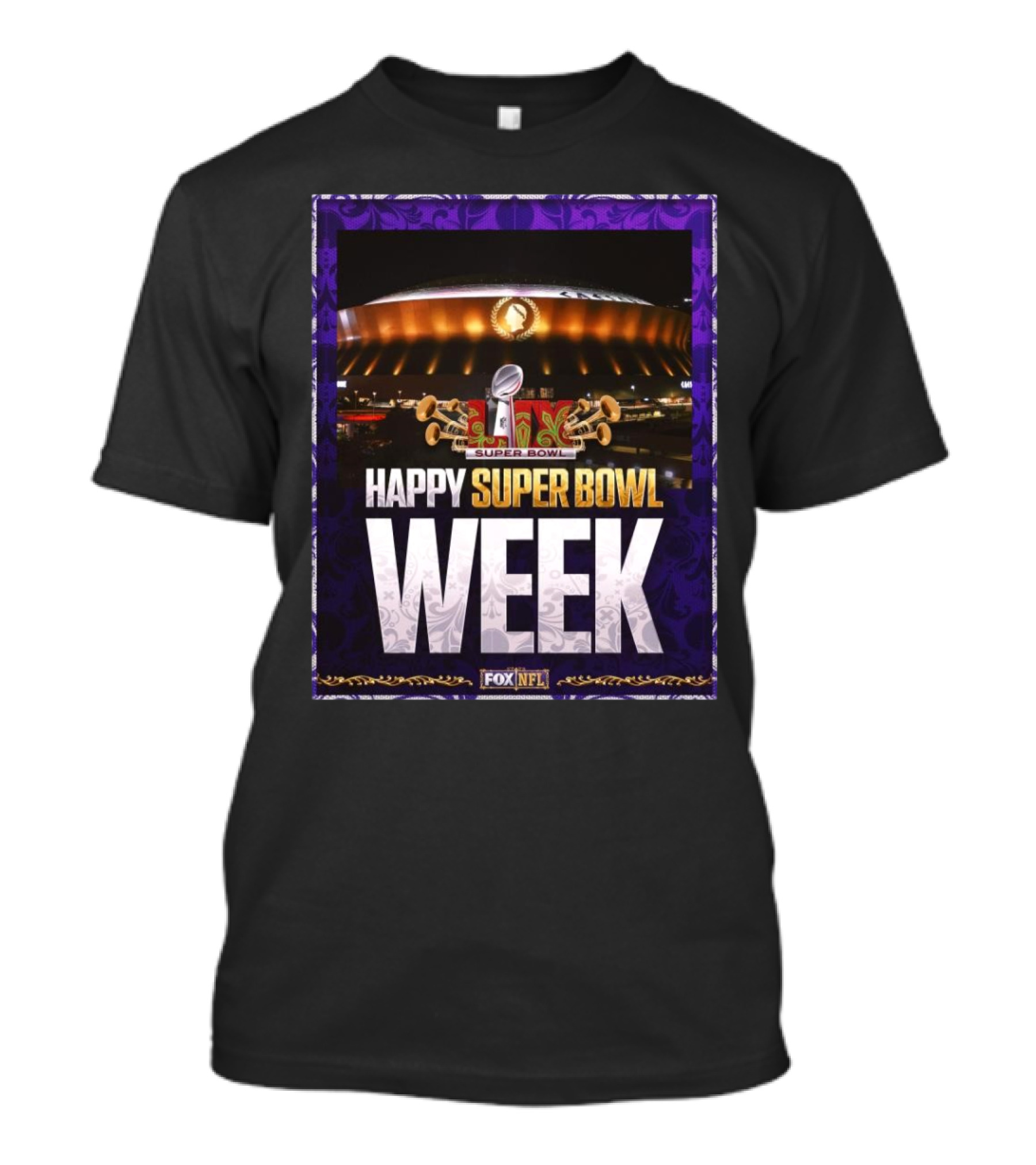 Kansas City Chiefs Vs Philadelphia Eagles NFL Happy Super Bowl LIX Week T-Shirt