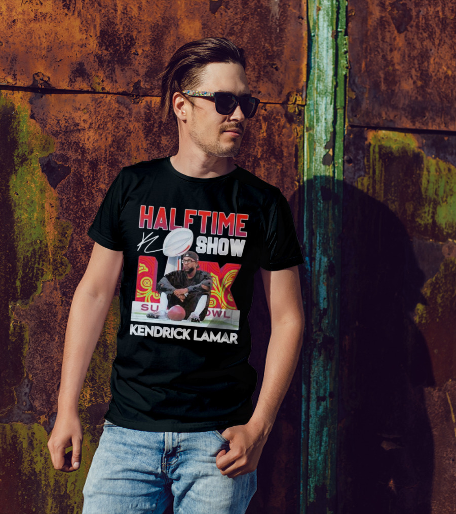 Kendrick Lamar Halftime Show Super Bowl LIX Football T-Shirt