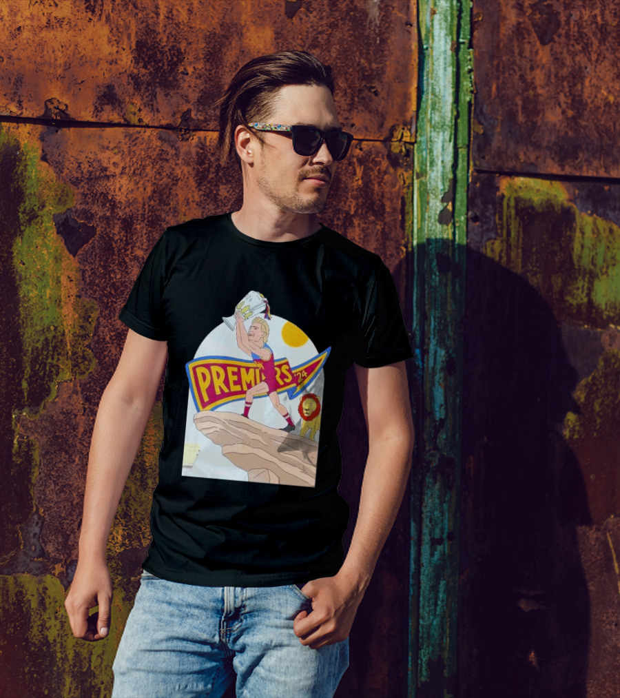 Lion King Premieres 2024 Jason Akermanis Brisbane Lions Premiership Celebration T-Shirt
