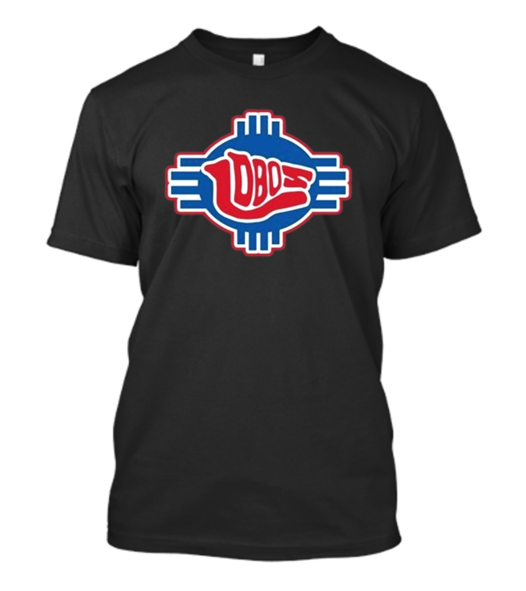 Lobo Lobos Zia Symbol Design T-Shirt
