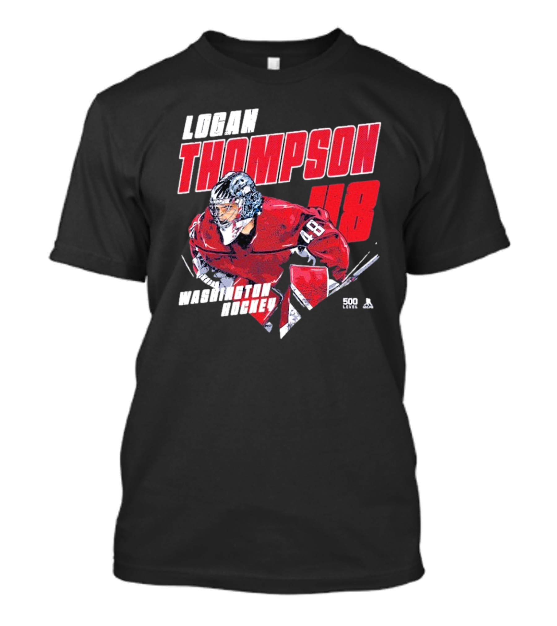 Logan Thompson Washington Hockey 48 Diamond Sports Graphic T-Shirt