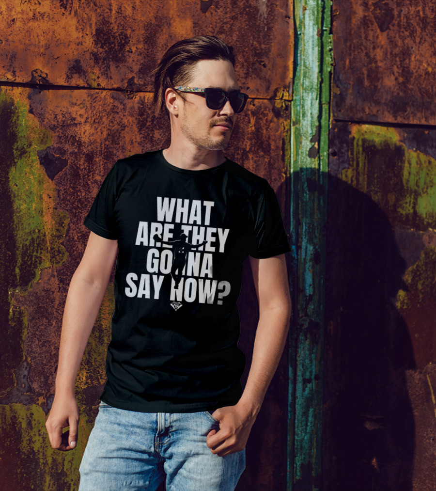 Los Angeles Dodgers What Are They Gonna Say Now Player Silhouette T-Shirt