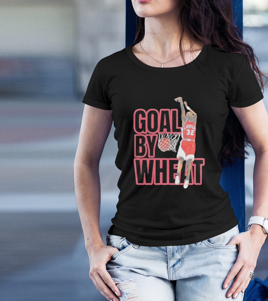 Louisville Goal By Wheat Basketball Number 32 T-Shirt