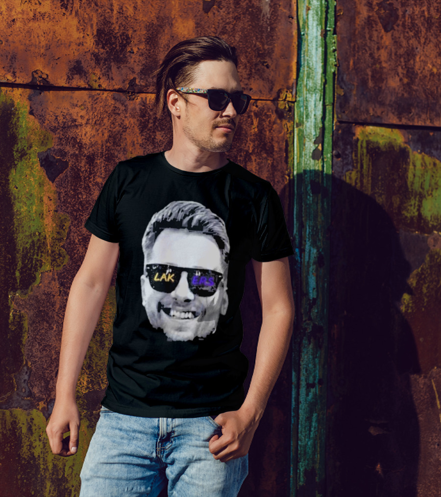Luka Doncic Los Angeles Lakers Basketball Face Sunglasses T-Shirt