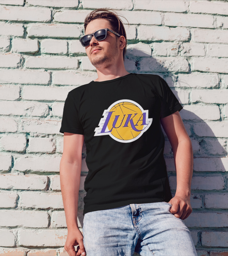 Luka Los Angeles Showtime Basketball-Inspired T-Shirt